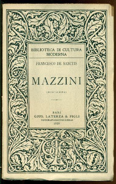 Mazzini. Cinque lezioni - Francesco De Sanctis - copertina