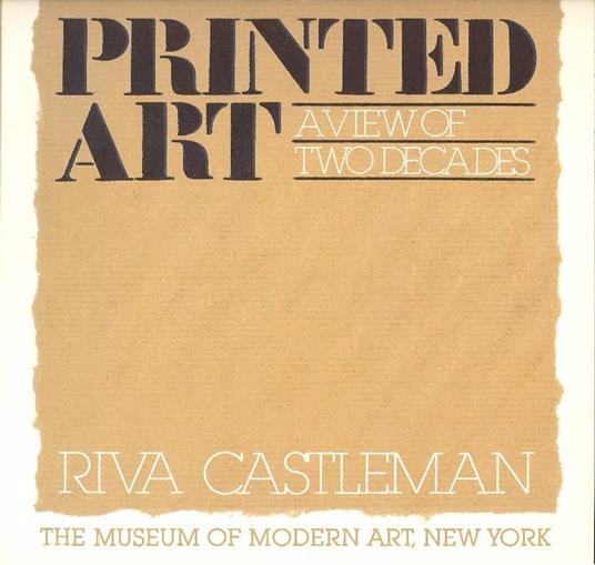 Printed art - Riva Castleman - copertina