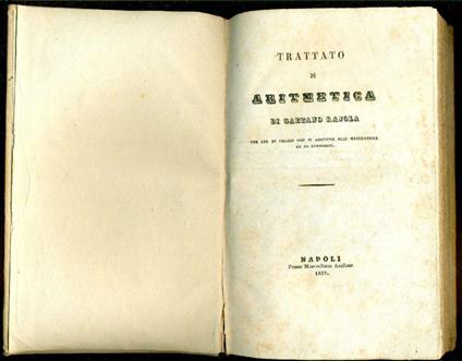Trattato di aritmetica - Gaetano Rajola - copertina