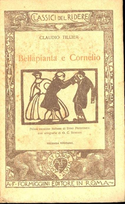 Bellapianta e Cornelio - Claude Tillier - copertina