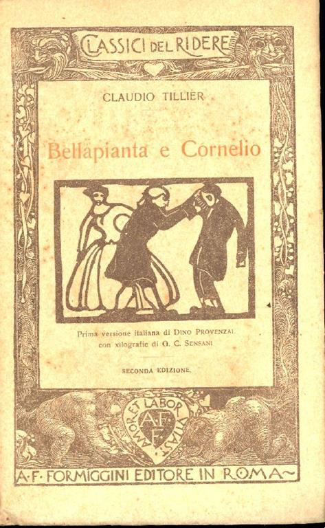 Bellapianta e Cornelio - Claude Tillier - copertina