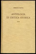 Antologia di critica storica