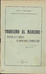 Torniamo al Manzoni!
