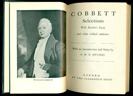 Selections - William Cobbett - copertina