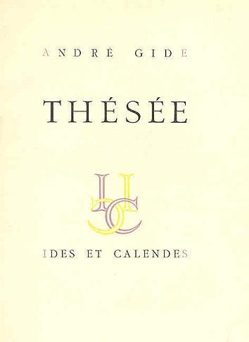 Thésée - André Gide - copertina