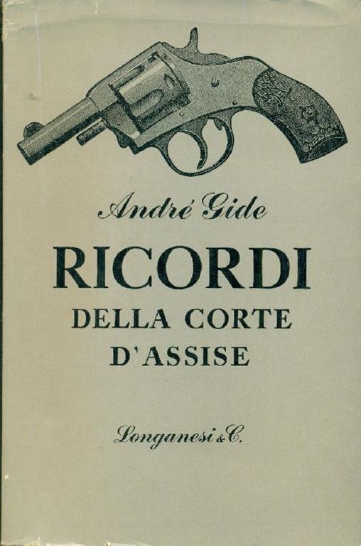 Ricordi della corte d'assise - André Gide - copertina
