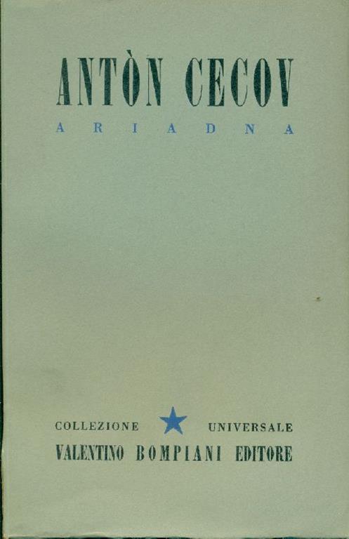 Ariadna - Anton Cechov - copertina