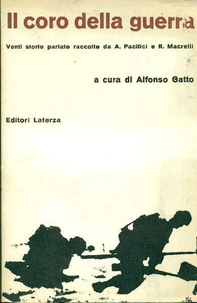 Il coro della guerra - Alfonso Gatto - copertina