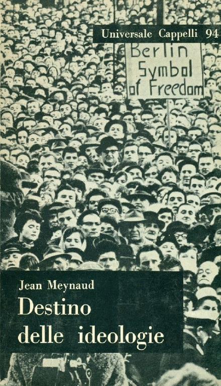 Destino delle ideologie - Jean Meynaud - copertina