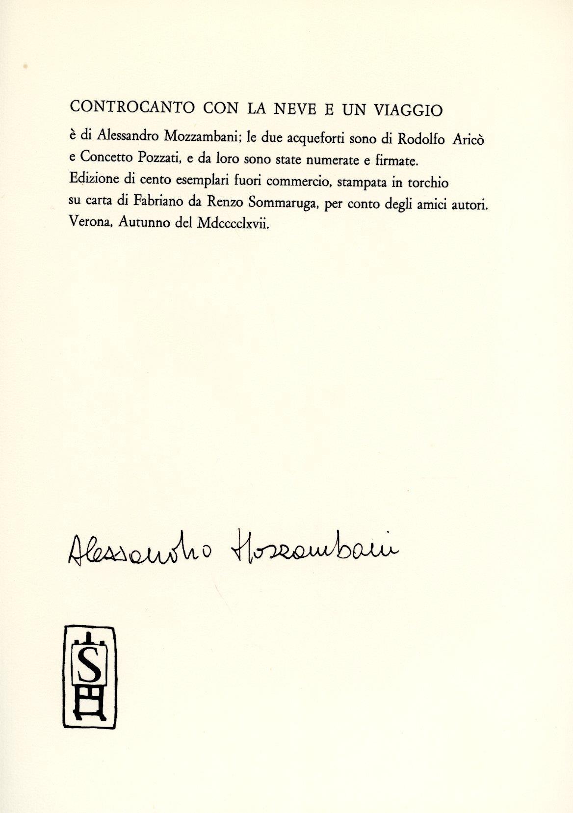 Controcanto con la neve e un viaggio