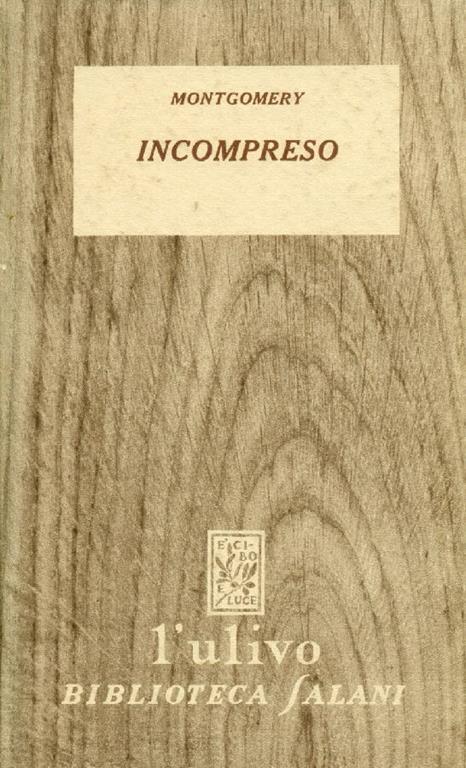 Incompreso - Florence Montgomery - copertina