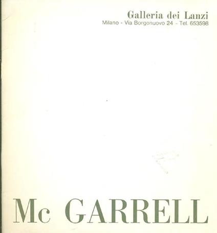 McGarrell - James Mcgarrell - copertina