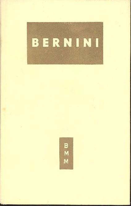 Bernini - Valentino Martinelli - copertina