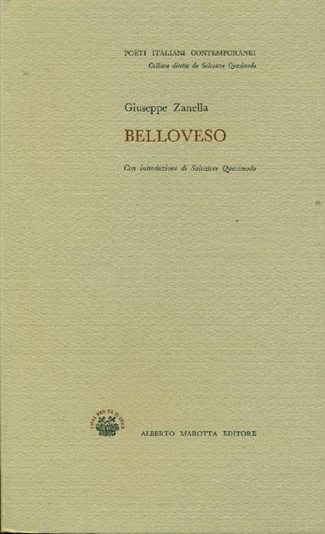 Belloveso - Giuseppe Zanella - copertina