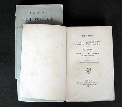 Poesie complete - Heinrich Heine - copertina