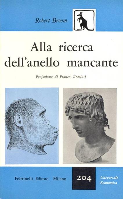 Alla ricerca dell'anello mancante - Robert Broom - copertina