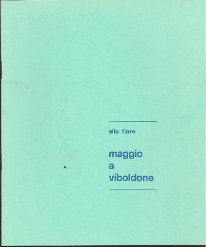 Maggio a Viboldone - Elio Fiore - copertina