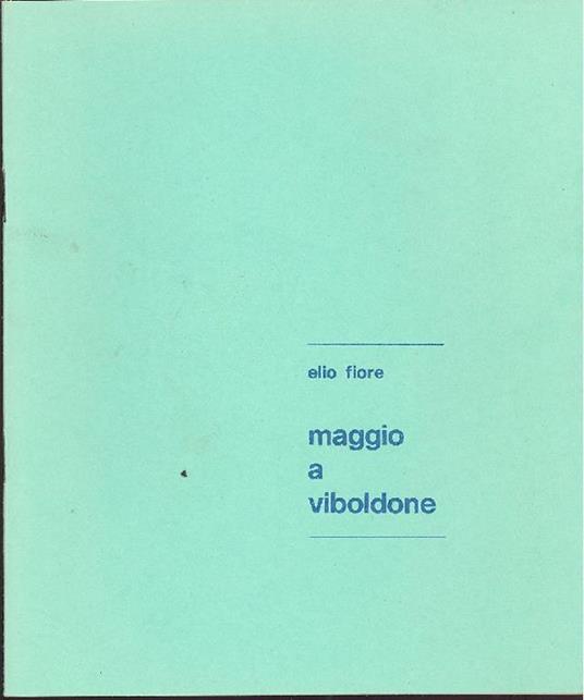 Maggio a Viboldone - Elio Fiore - copertina