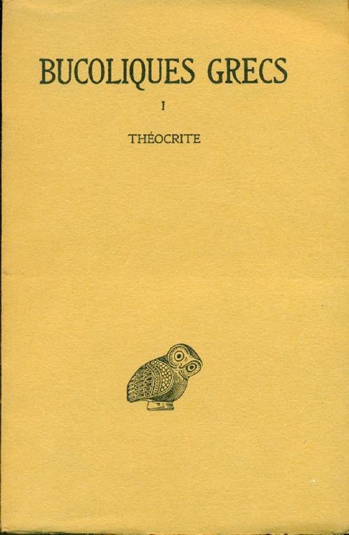 Tome I. Théocrite - Grecs Bucoliques - copertina