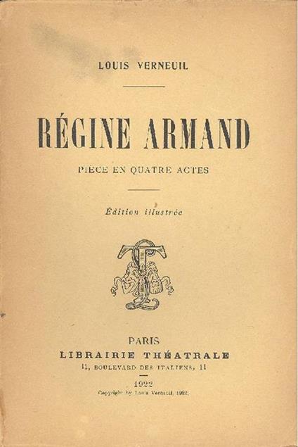 Régine Armand - Louis Verneuil - copertina