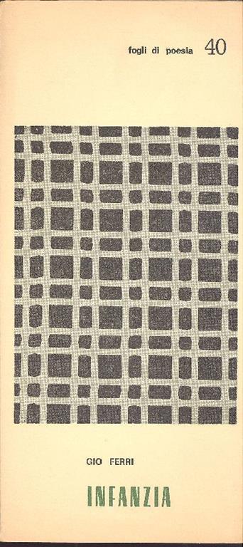 Infanzia - Gio Ferri - copertina