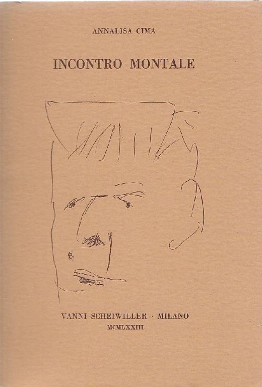 Incontro Montale - Annalisa Cima - copertina
