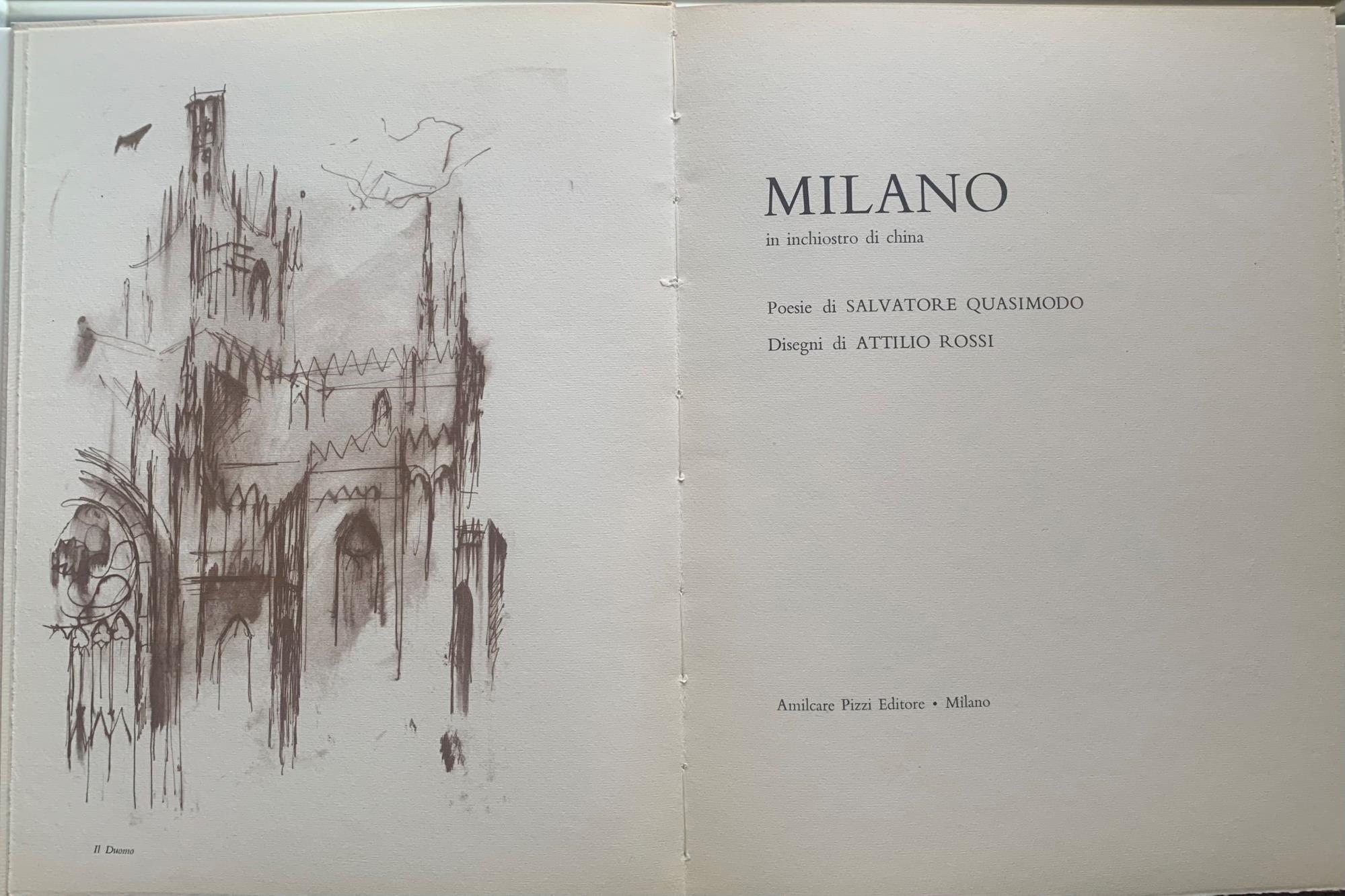 Milano in inchiostro di china