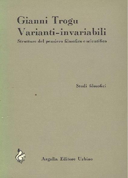 Varianti-invariabili - Gianni Trogu - copertina