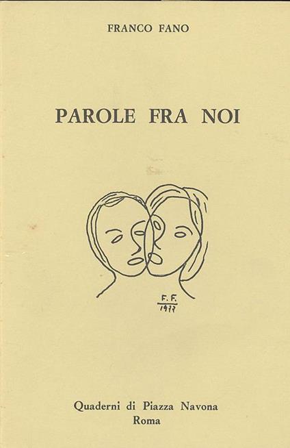 Parole fra noi (1976-1977) - Franco Fano - copertina
