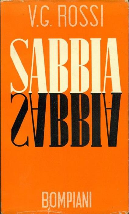 Sabbia - Vittorio Giovanni Rossi - copertina