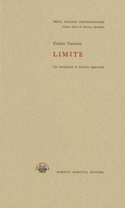 Limite - Enrico Gaetani - copertina