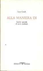 Alla maniera di
