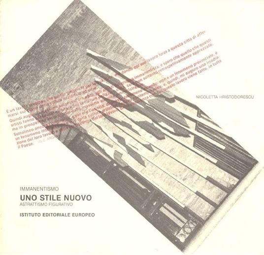 Immanentismo. Uno stile nuovo. Astrattismo figurativo - Nicoletta Hristodorescu - copertina