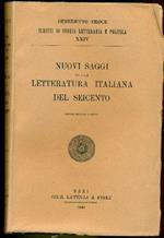 Nuovi saggi sulla letteratura italiana del Seicento