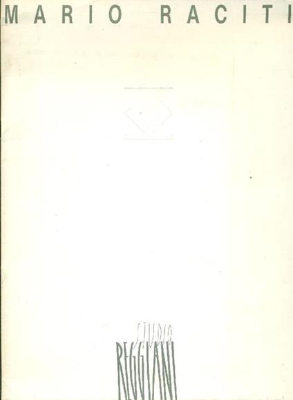 Mario Raciti. Il buco nero della pittura - Mario Raciti - copertina