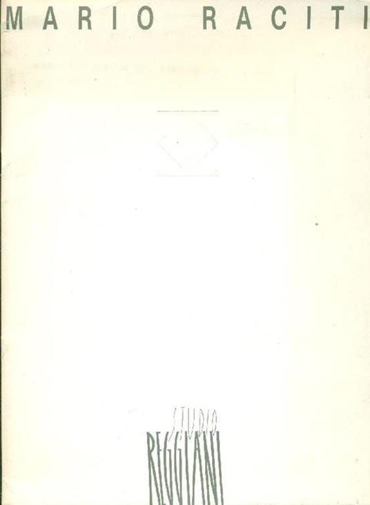 Mario Raciti. Il buco nero della pittura - Mario Raciti - copertina