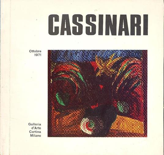 Cassinari - Lionello Venturi - copertina