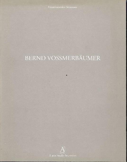 Bernd Vossmerbaumer - Giandomenico Semeraro - copertina