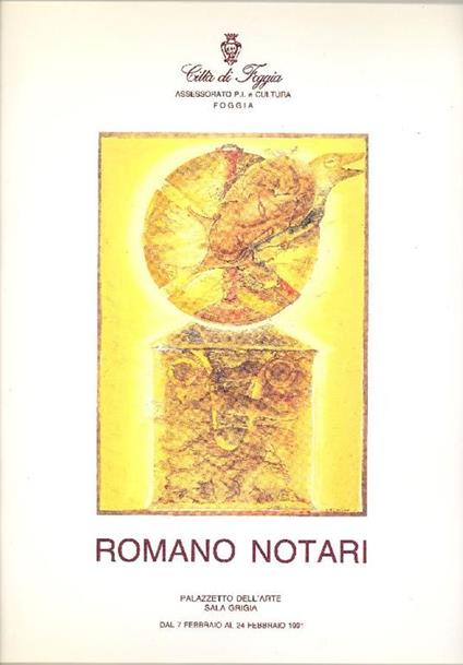 Romano Notari. Dipinti dal 1975 al 1990 - Romano Notari - copertina