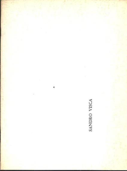 Sandro Visca - Sandro Visca - copertina
