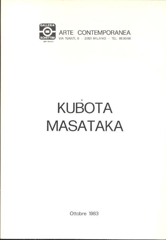 Kubota Masataka - Masataka Kubota - copertina