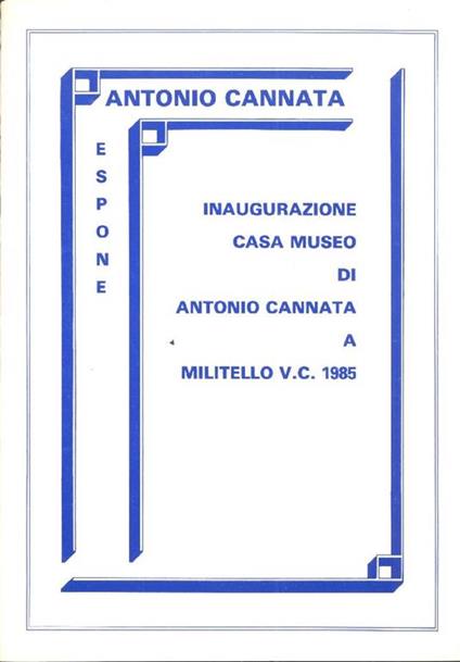 Antonio Cannata - Antonio Cannata - copertina