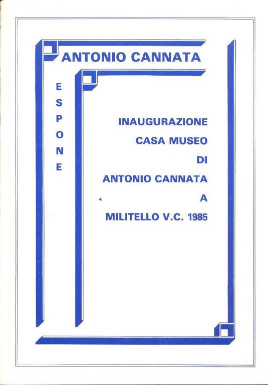 Antonio Cannata - Antonio Cannata - copertina