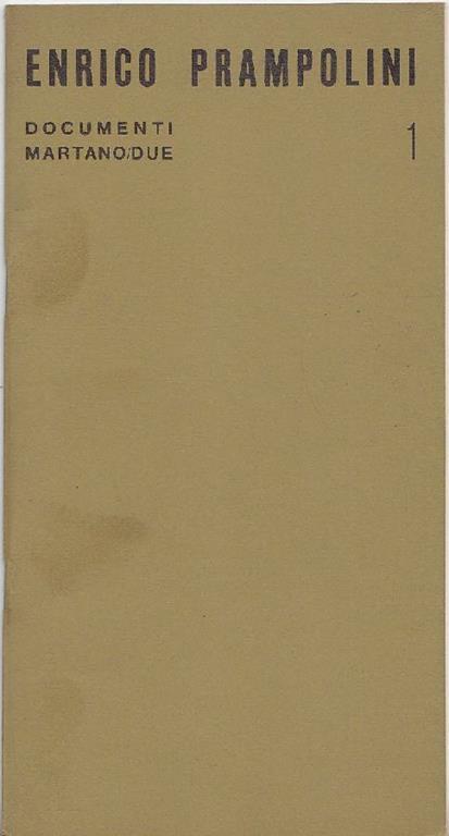 Enrico Prampolini - Enrico Prampolini - copertina