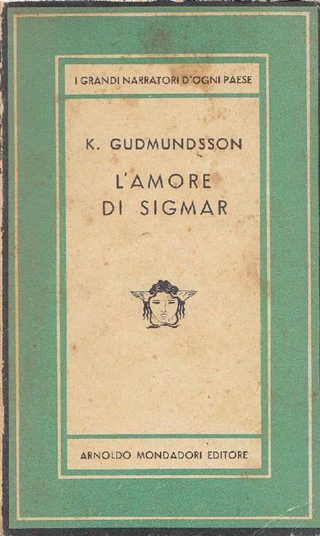 L' amore di Sigmar - Kristmann Gudmundsson - copertina