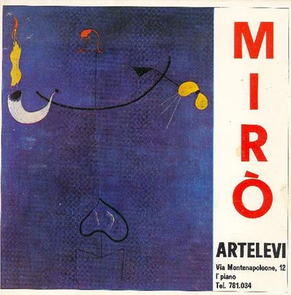 J. Mirò. Opere scelte dal 1924 al 1960 - Franco Passoni - copertina