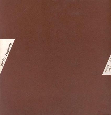 Ricerca clandestina. Opere 1959 - 1975 - Paolo Zughetti - copertina