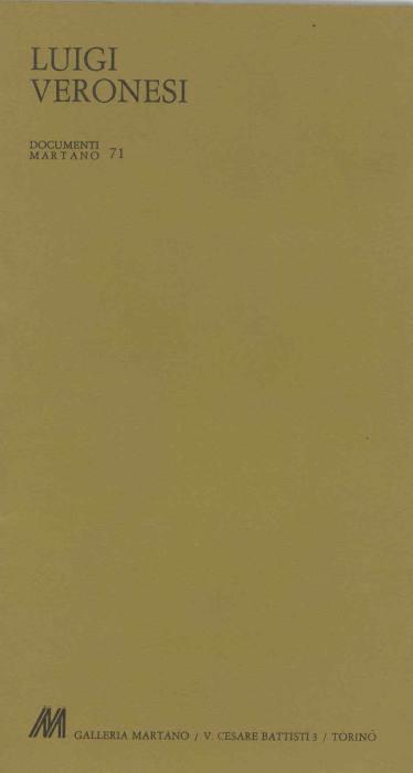 Luigi Veronesi. Olii, acquarelli e fotogrammi recenti - Luigi Veronesi - copertina