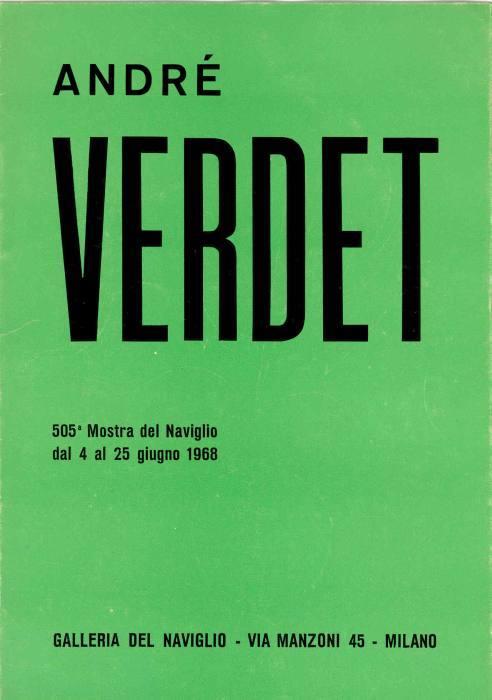 André Verdet - André Verdet - copertina