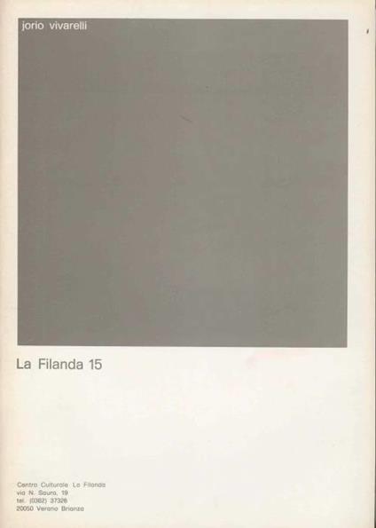 Jorio Vivarelli - Jorio Vivarelli - copertina